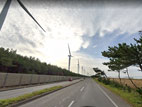県道５６の風力発電のプロぺラ