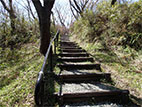長命館公園 - ただの階段