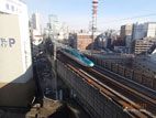 アパホテル仙台駅五橋 - 客室窓から見える新幹線