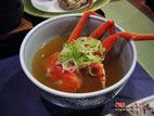栄荘 - 夕食・カニの味噌汁