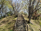 弁天山公園 - 展望台への階段