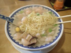 中華飯店 康楽 - 海老そばの麺