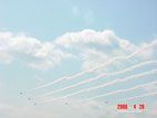 ブルーインパルス - 飛行機雲１