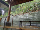 安楽温泉 - 露天風呂の周り